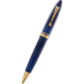 Omas Ogiva Ballpoint Pen - Blu - Gold Trim - Pen Boutique Ltd