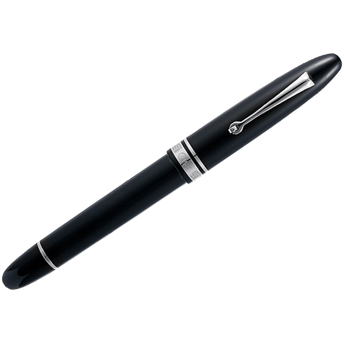 Omas Ogiva Ballpoint Pen - Nera - Gold Trim - Pen Boutique Ltd