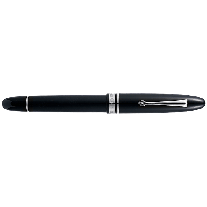Omas Ogiva Ballpoint Pen - Nera - Gold Trim - Pen Boutique Ltd