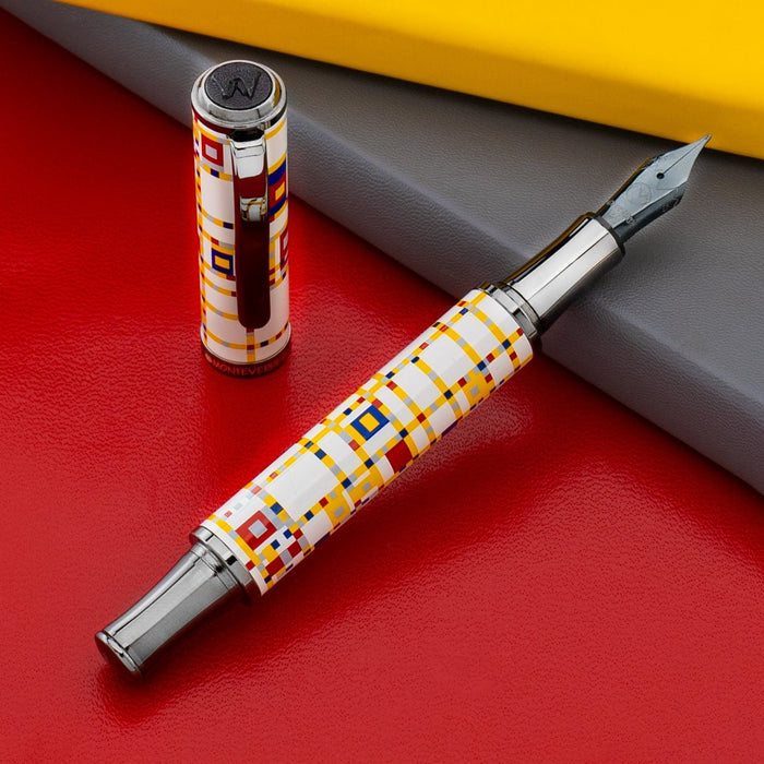 On Sale: Monteverde Regatta Fountain Pen - Mondrian Boogie Woogie (Limited Edition 942) - Pen Boutique Ltd