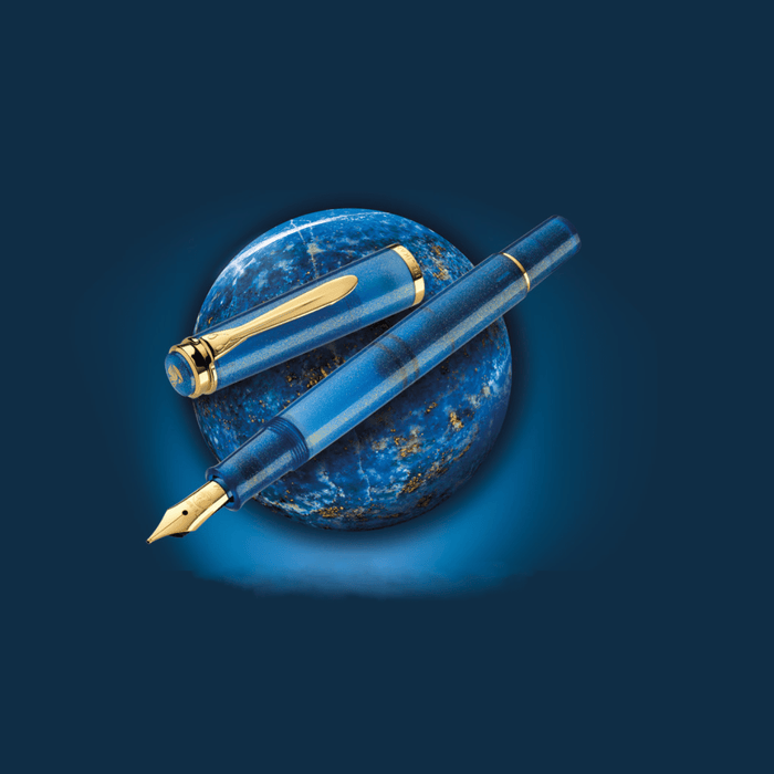 On Sale: Pelikan Classic M200 Fountain Pen - Golden Lapis (Special US Edition) - Pen Boutique Ltd