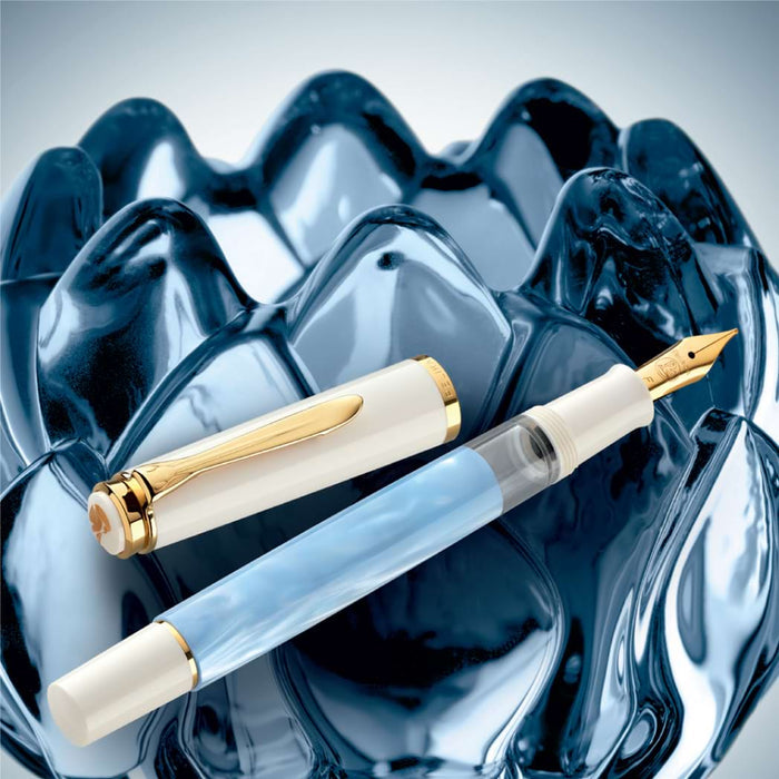 On Sale: Pelikan Classic M200 Fountain Pen - Pastel Blue (Special Edition) - Pen Boutique Ltd