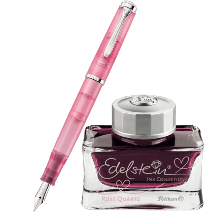 On Sale : Pelikan Classic Set - M205 Rose Quartz - Special Edition 2023 - Pen Boutique Ltd