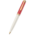 On Sale: Pelikan Souveran Ballpoint Pen - K600 Red/White (Special Edition) - Pen Boutique Ltd
