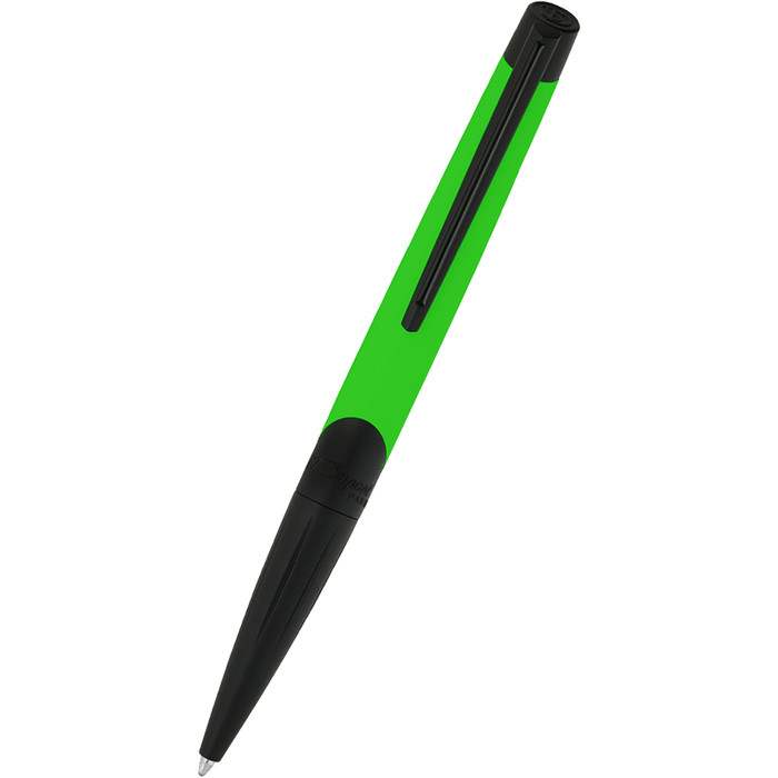 On Sale: S T Dupont Defi Millennium Ballpoint Pen - Fluo Green - Pen Boutique Ltd