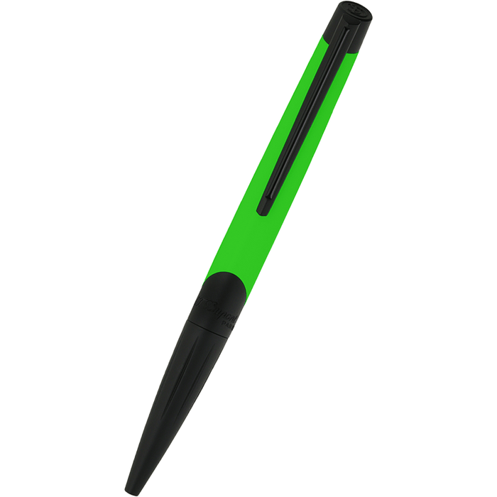 On Sale: S T Dupont Defi Millennium Ballpoint Pen - Fluo Green - Pen Boutique Ltd