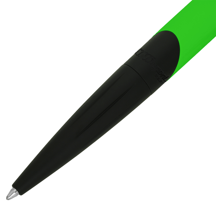 On Sale: S T Dupont Defi Millennium Ballpoint Pen - Fluo Green - Pen Boutique Ltd