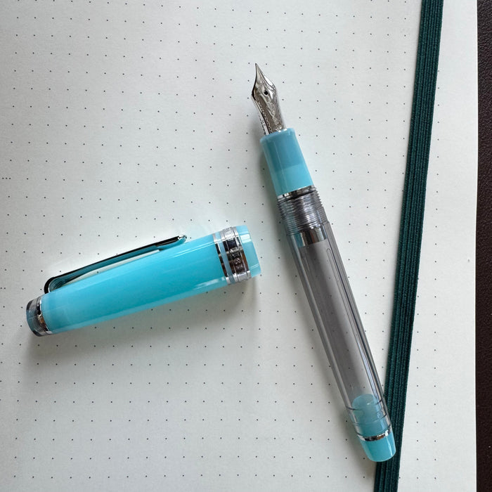 On Sale: Sailor Professional Gear Slim Manyo Fountain Pen 2 Set - Moss - Silver Trim (Special Edition) - Pen Boutique Ltd
