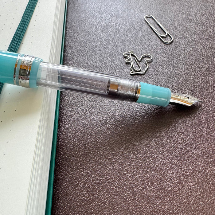 On Sale: Sailor Professional Gear Slim Manyo Fountain Pen 2 Set - Moss - Silver Trim (Special Edition) - Pen Boutique Ltd
