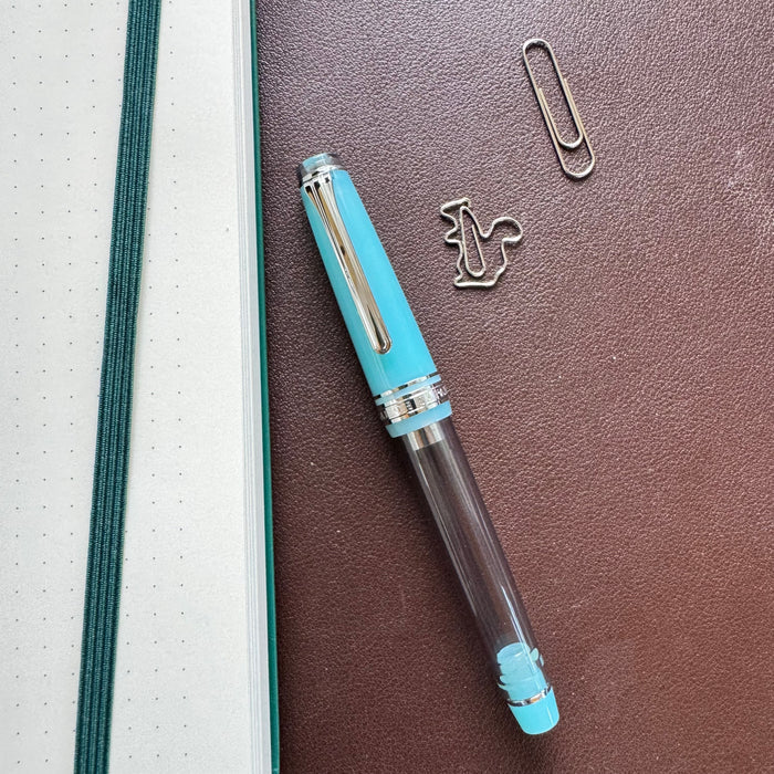 On Sale: Sailor Professional Gear Slim Manyo Fountain Pen 2 Set - Moss - Silver Trim (Special Edition) - Pen Boutique Ltd