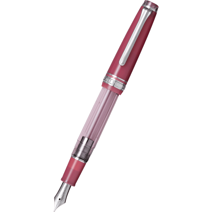On Sale: Sailor Professional Gear Slim Manyo Fountain Pen 2 Set - Wisteria - Silver Trim (Special Edition) - Pen Boutique Ltd