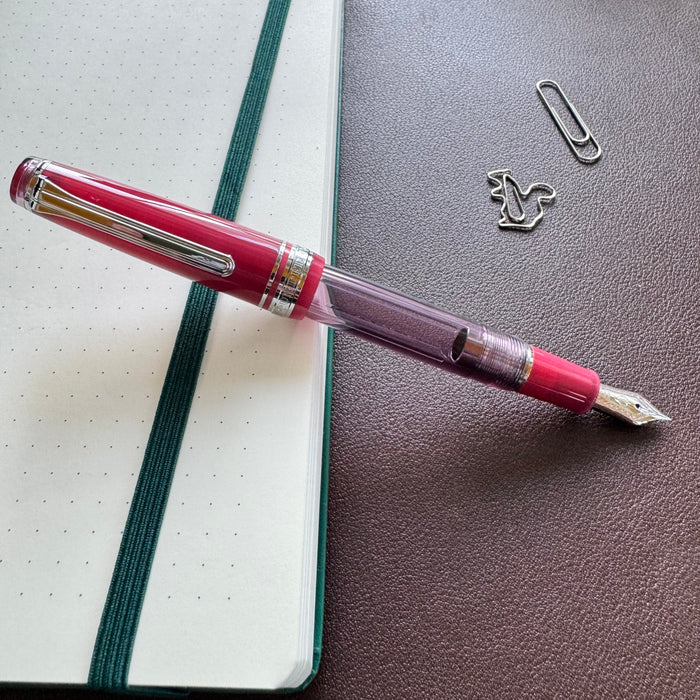 On Sale: Sailor Professional Gear Slim Manyo Fountain Pen 2 Set - Wisteria - Silver Trim (Special Edition) - Pen Boutique Ltd