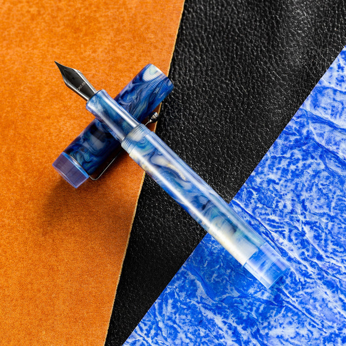 Opus 88 Demo Fountain Pen - 2024 - Sapphire - Pen Boutique Ltd