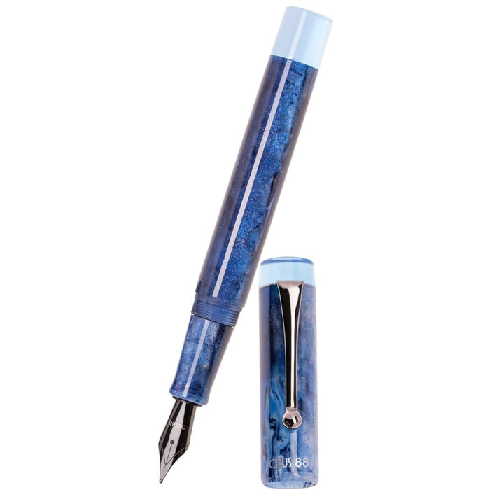 Opus 88 Demo Fountain Pen - 2024 - Sapphire - Pen Boutique Ltd