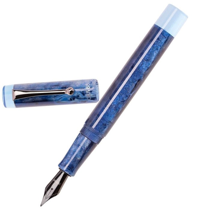 Opus 88 Demo Fountain Pen - 2024 - Sapphire - Pen Boutique Ltd