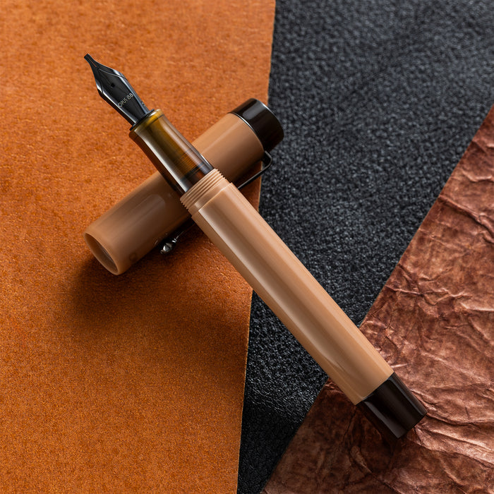 Opus 88 Demo Fountain Pen - Mocha Mousse - PVD Trim - Pen Boutique Ltd