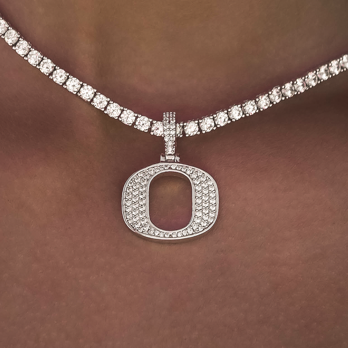 Oregon Ducks Official NCAA Micro Logo Pendant