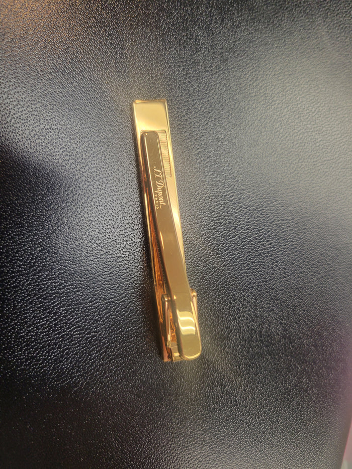 (Outlet) S.T. Dupont Tie Bar - Rose Gold Pyramid - Pen Boutique Ltd