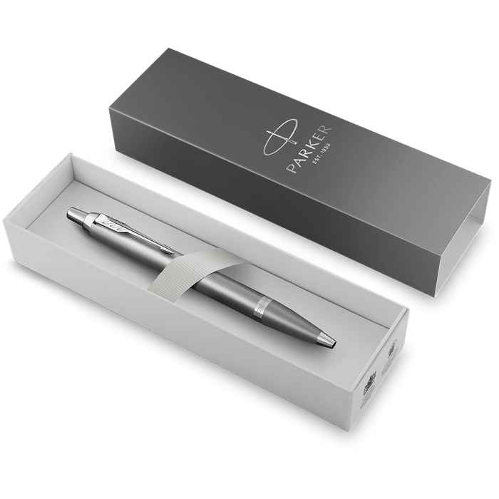 Parker IM Ballpoint Pen – Writing Rituals – Grey - Pen Boutique Ltd