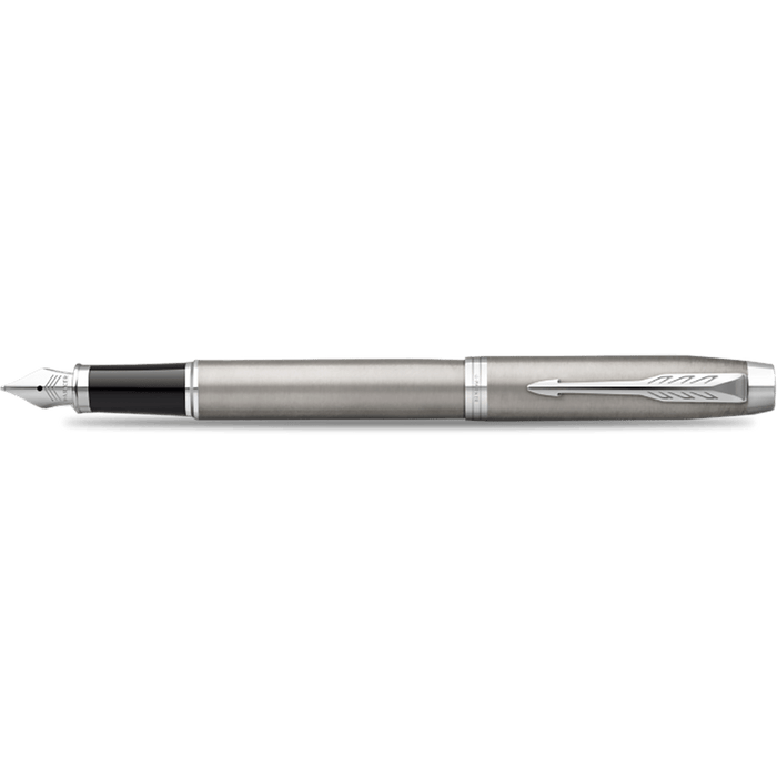 Parker IM Fountain Pen - Stainless Steel - Chrome Trim - Pen Boutique Ltd