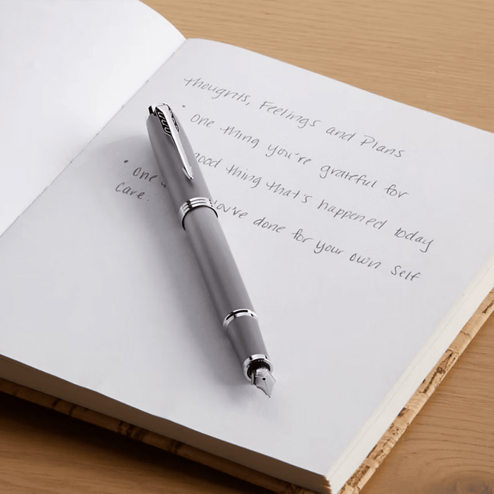 Parker IM Fountain Pen – Writing Rituals – Grey - Pen Boutique Ltd