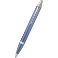 Parker IM Writing Rituals Ballpoint Pen - Peaceful Blue Gradient - Chrome Trim - Pen Boutique Ltd