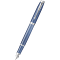 Parker IM Writing Rituals Fountain Pen - Peaceful Blue Gradient - Chrome Trim - Pen Boutique Ltd