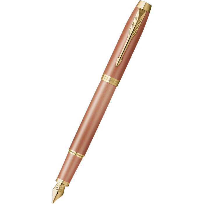Parker IM Writing Rituals Fountain Pen - Uplifting Orange Gradient - Gold PVD Trim - Pen Boutique Ltd