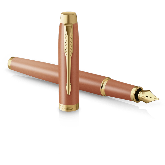 Parker IM Writing Rituals Fountain Pen - Uplifting Orange Gradient - Gold PVD Trim - Pen Boutique Ltd