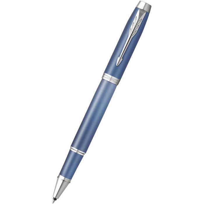 Parker IM Writing Rituals Rollerball Pen - Peaceful Blue Gradient - Chrome Trim - Pen Boutique Ltd