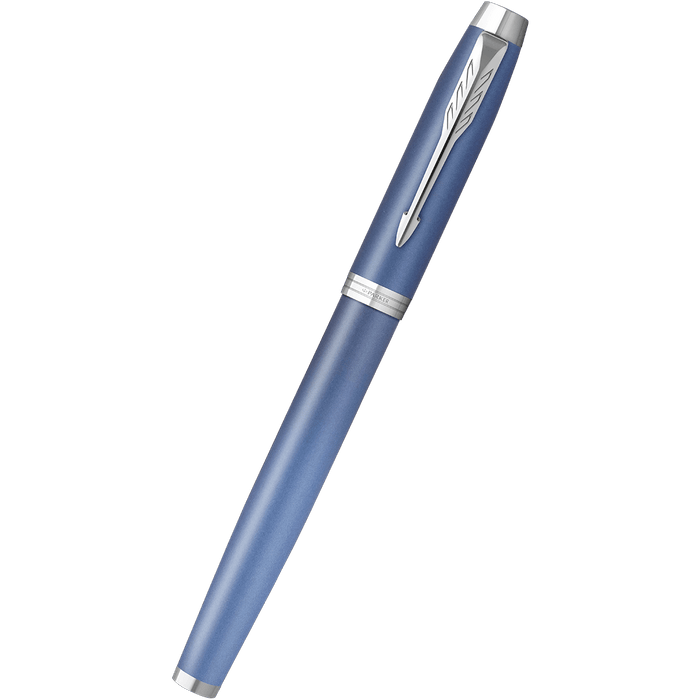 Parker IM Writing Rituals Rollerball Pen - Peaceful Blue Gradient - Chrome Trim - Pen Boutique Ltd