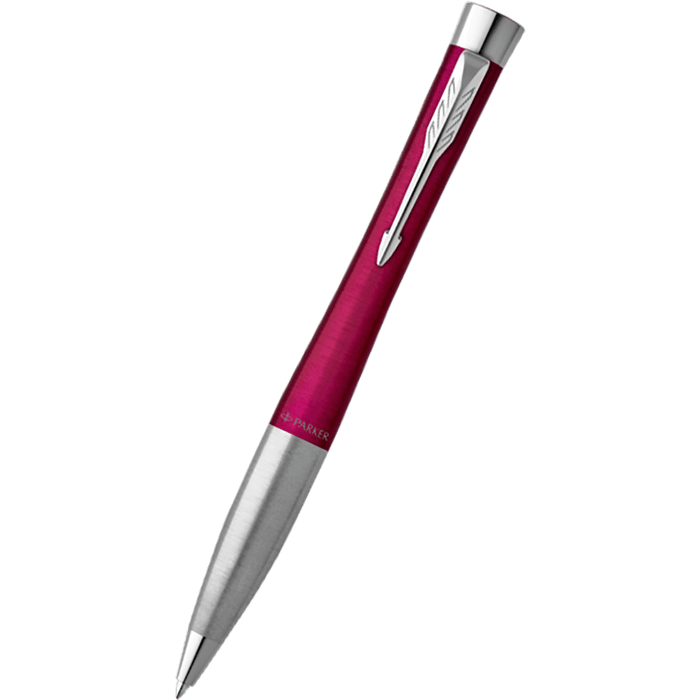 Parker Urban Twist Ballpoint Pen - Vibrant Magenta - Chrome Trim - Pen Boutique Ltd
