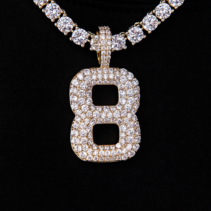 18k Gold Plated / Yellow Gold / 8