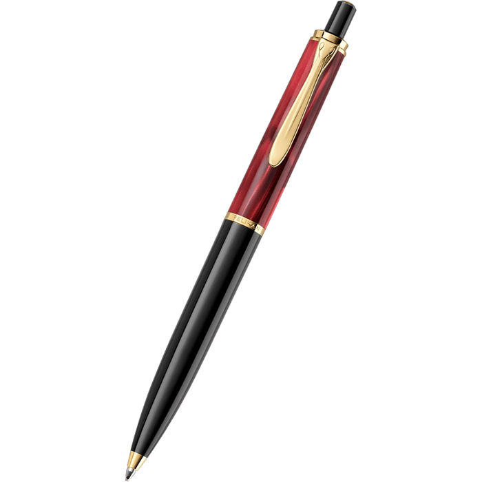 Pelikan Classic K200 Ballpoint Pen - Red Marbled (Special Edition) - Pen Boutique Ltd