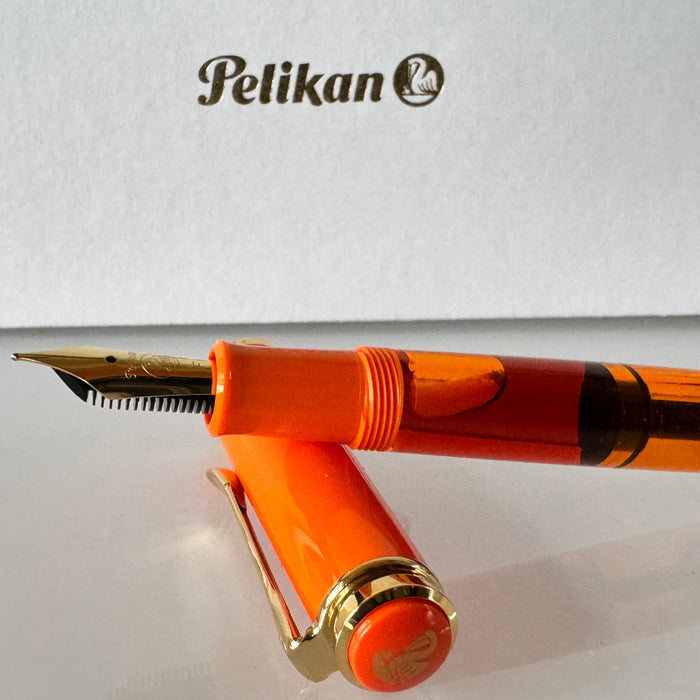 Pelikan Classic M200 Fountain Pen - Orange Delight (Special Edition): - Pen Boutique Ltd