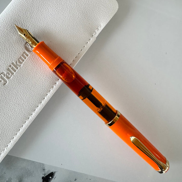 Pelikan Classic M200 Fountain Pen - Orange Delight (Special Edition): - Pen Boutique Ltd