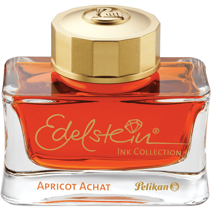 Pelikan Edelstein Ink Bottle - Apricot Achat - Ink Of The Year 2025 - Pen Boutique Ltd