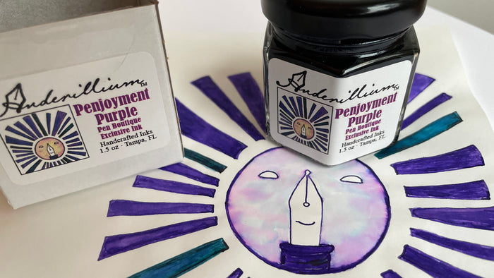Pen Boutique Exclusive ink 1.5 oz bottle - Penjoyment Purple - Pen Boutique Ltd