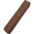 Pen Boutique Yak Leather Single Pen Box - Crazy Horse - Magnetic closure - Pen Boutique Ltd