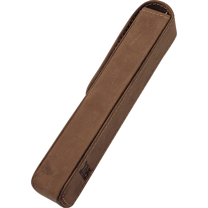 Pen Boutique Yak Leather Single Pen Box - Crazy Horse - Magnetic closure - Pen Boutique Ltd