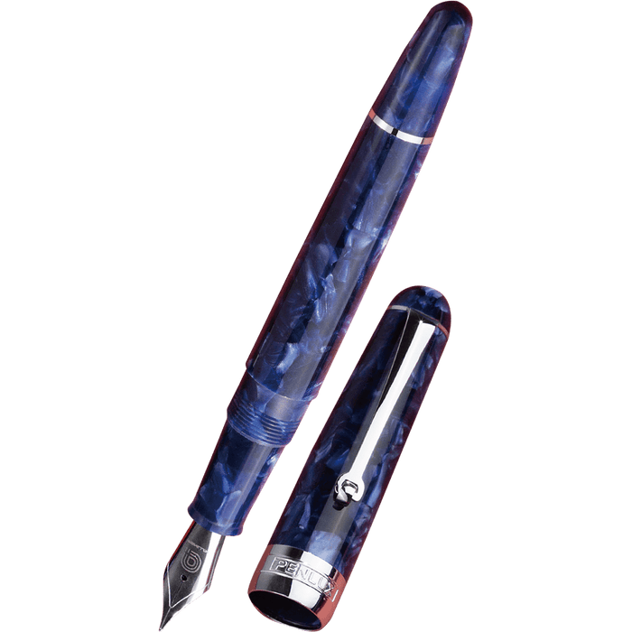 Penlux Masterpiece Delgado Fountain Pen - Blue Lagoon (Limited Edition) - Pen Boutique Ltd