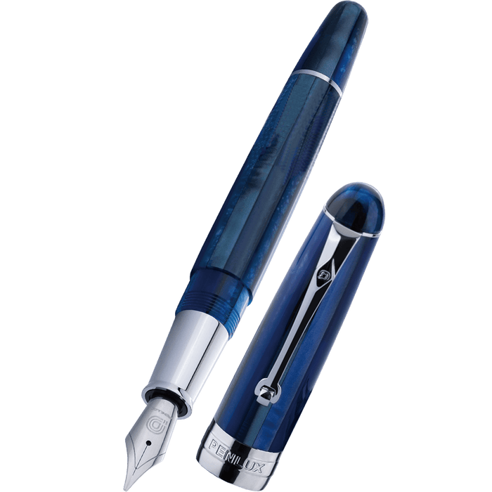 Penlux Masterpiece Fountain Pen - Delgado Blue Grotto - Pen Boutique Ltd