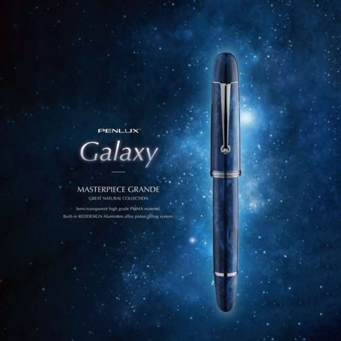 Penlux Masterpiece Grande Fountain Pen - Galaxy - Pen Boutique Ltd