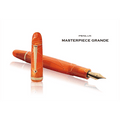 Penlux Masterpiece Grande Fountain Pen - Orange Swirl - Pen Boutique Ltd