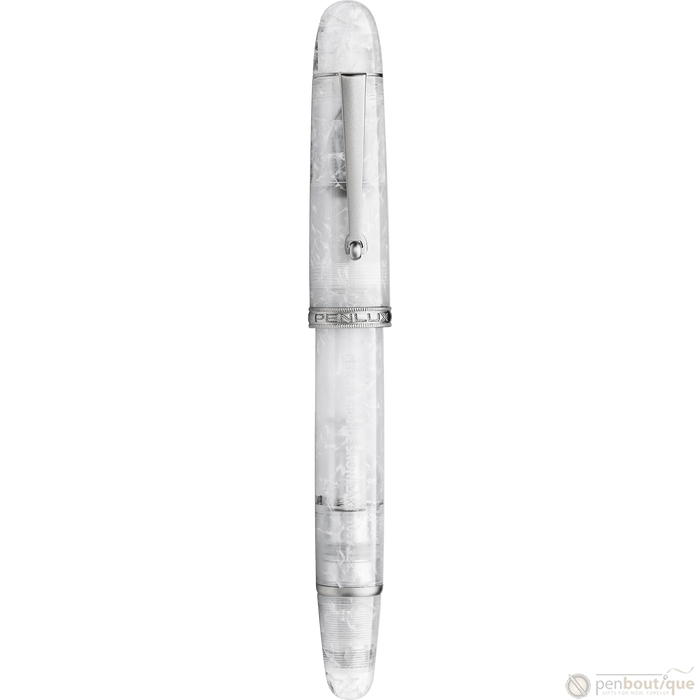 Penlux Masterpiece Grande Fountain Pen - Snowflake - Pen Boutique Ltd