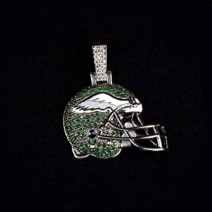 Philadelphia Eagles Helmet Pendant - The GLD Shop