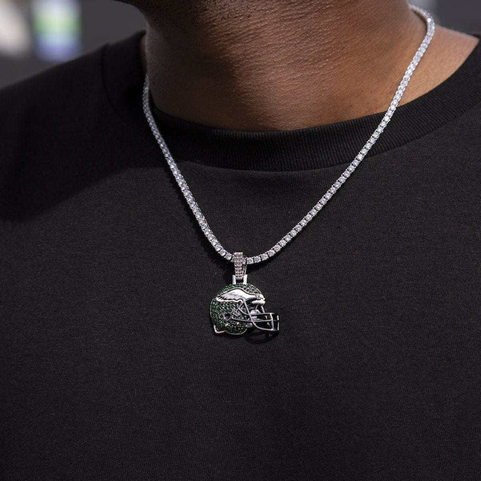 Philadelphia Eagles Helmet Pendant - The GLD Shop