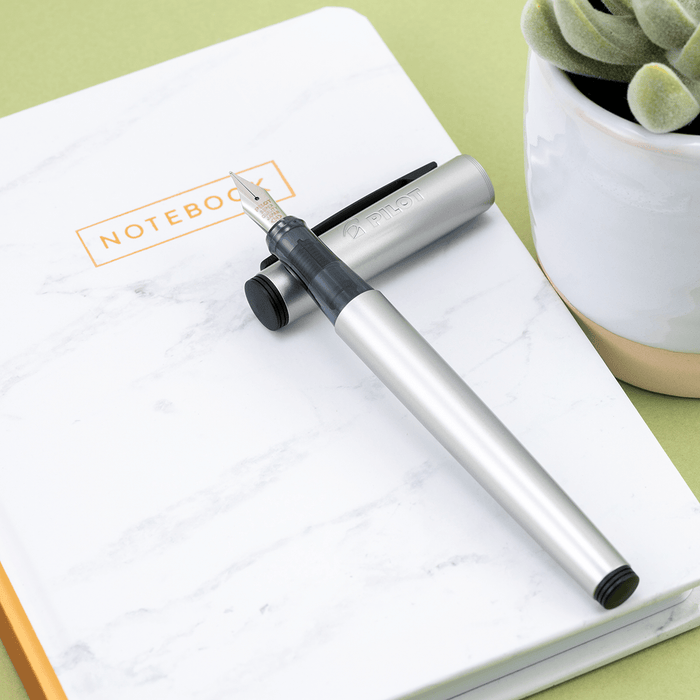Pilot Explorer Fountain Pen - Silver - Pen Boutique Ltd