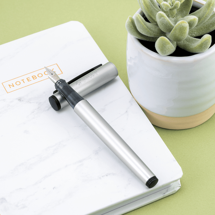 Pilot Explorer Fountain Pen - Silver - Pen Boutique Ltd