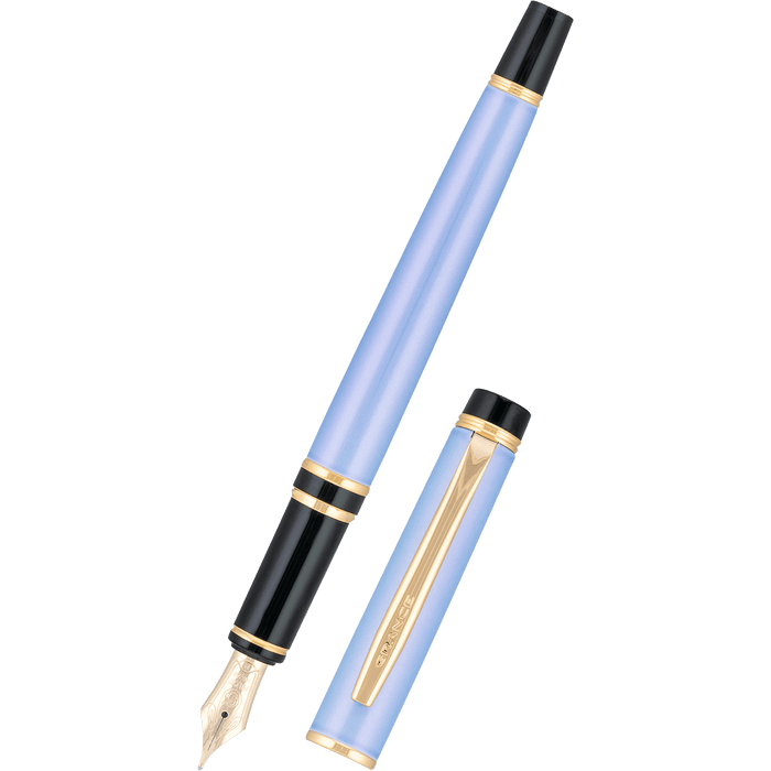 Pilot Grance Fountain Pen - Light Blue - 14K - Pen Boutique Ltd